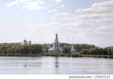 Yuriev male monastery on the bank of the Volkhov r 25047235