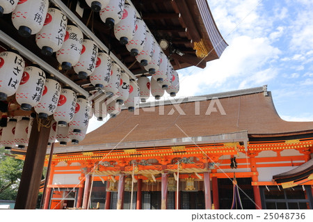 京都八坂神社的舞蹈和主樓 25048736