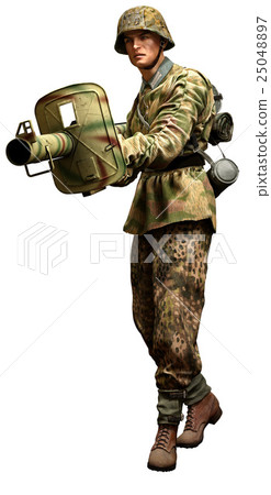 German soldier with panzerschreck 25048897