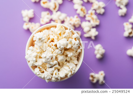 Popcorn in cup. Popcorn in cup. 25049524