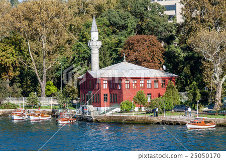red mosque on Bosphorus, Istambul 25050170