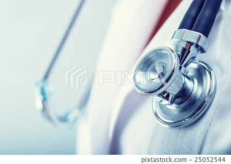 Doctor  holding a stethoscope  listening heartbeat 25052544