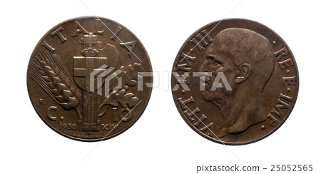 ten 10 cents Lire Copper Coin 1936 Empire Vittorio ten 10 cents Lire Copper Coin 1936 Empire Vittorio 25052565