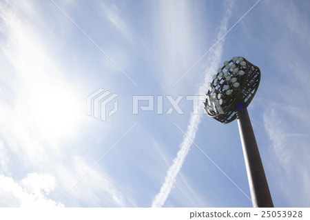 Aomori municipal stadium in blue sky where children chase their dreams Aomori municipal stadium in blue sky where children chase their dreams 25053928