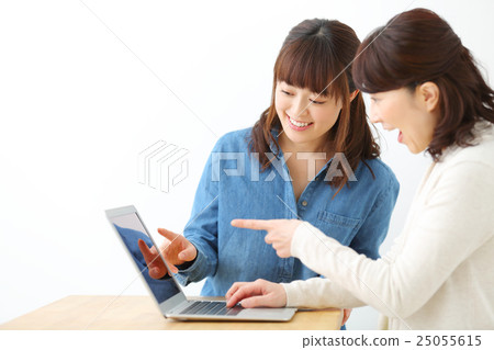 Laptop female Laptop female 25055615