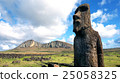 摩埃雕像盯著遠方 25058325