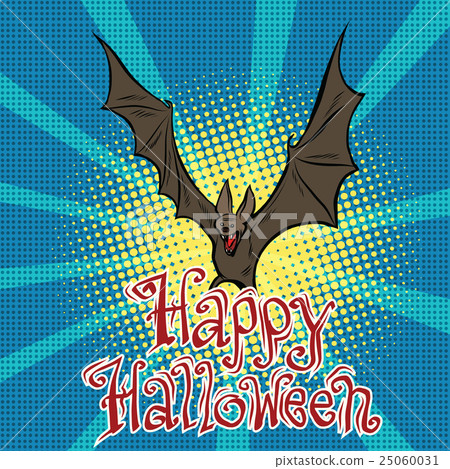 Happy Halloween bat vampire 25060031
