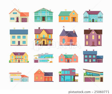 Big Set of Houses, Buildings and Architectures 25060771
