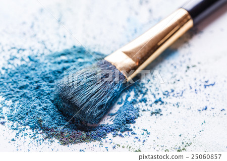 blue shadows scattered on white background with 25060857