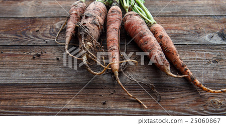 New harvest fresh organic carrots 25060867