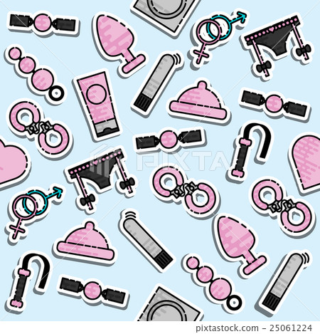 Colored sex shop pattern 25061224