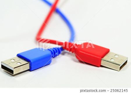 Red and blue USB cable Red and blue USB cable 25062145