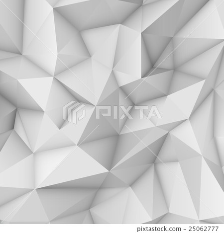 White Abstract Polygonal Background - Stock Illustration [25062777] - PIXTA