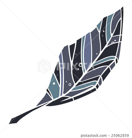 Sketch leave element Sketch leave element 25062859