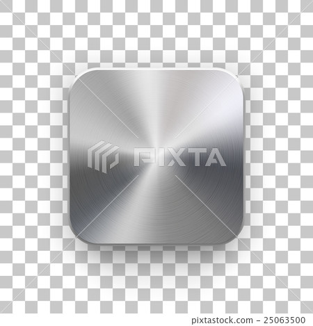 App Icon Template with Metal Texture 25063500
