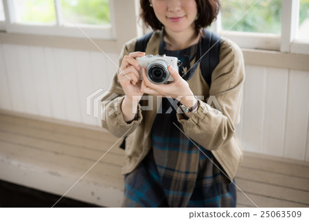 Out female portrait Out female portrait 25063509