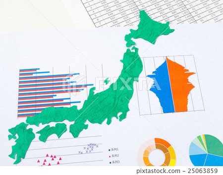 出生率下降和老齡化日本地圖數據人口金字塔圖統計 25063859