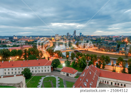 Vilnius. Aerial view of the city. Vilnius. Aerial view of the city. 25064512