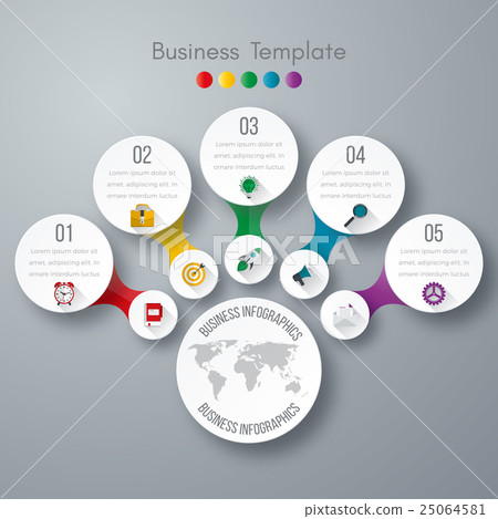 Timeline Vector 3d Infographic 25064581