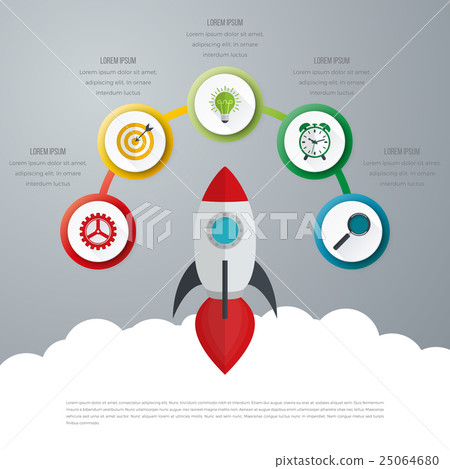 Timeline Vector 3d Infographic Timeline Vector 3d Infographic 25064680