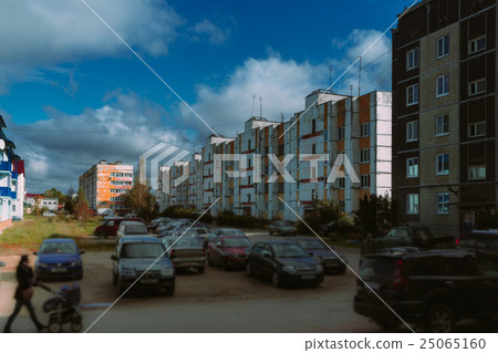 Clouds rush over the old buildings Clouds rush over the old buildings 25065160