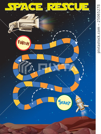 Game template with space in background Game template with space in background 25065278