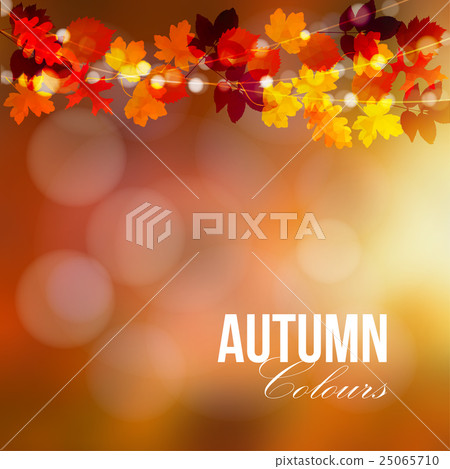 Autumn, fall card, banner. Garden party decoration Autumn, fall card, banner. Garden party decoration 25065710