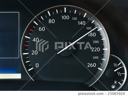 Speedometer of a car 25065920