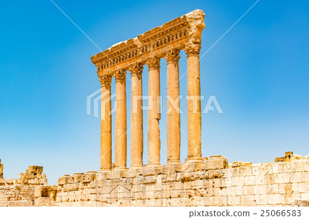 Baalbek's six large pillars (Lebanon, Beka Plateau) 25066583