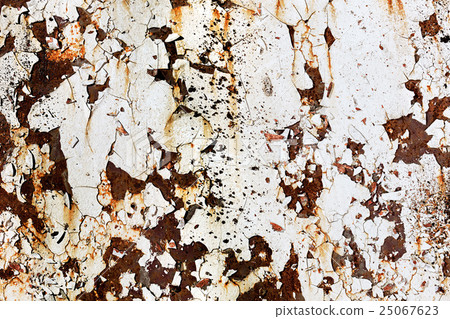 Corroded white metal background Corroded white metal background 25067623