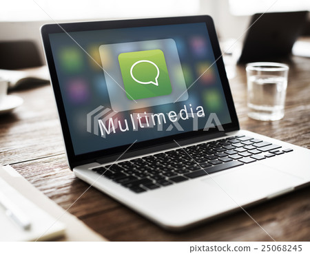 Application Connection Digital Internet Graphic Concept 25068245