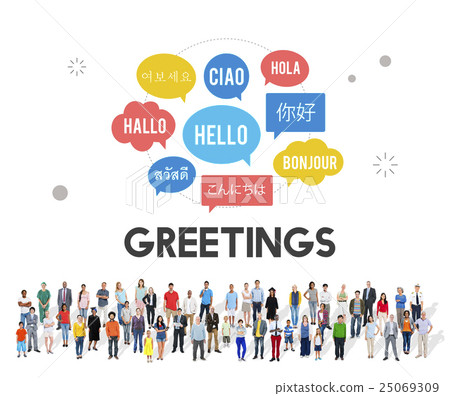 Communication Foreign Languages Greeting Worldwide Concept 25069309