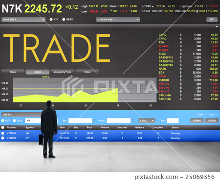 Stock Exchange Trading Forex Finance Graphic Concept Stock Exchange Trading Forex Finance Graphic Concept 25069356