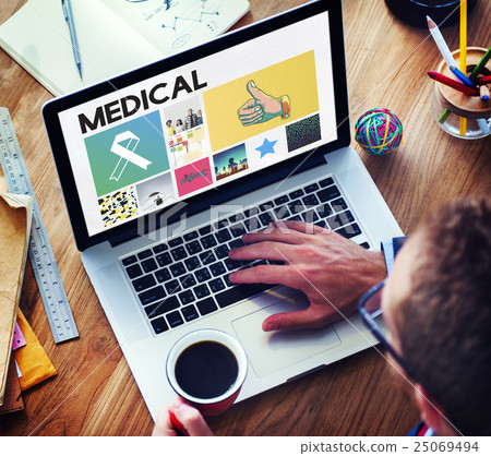 Ribbon Cure Healthcare Treatment Browsing Concept Ribbon Cure Healthcare Treatment Browsing Concept 25069494