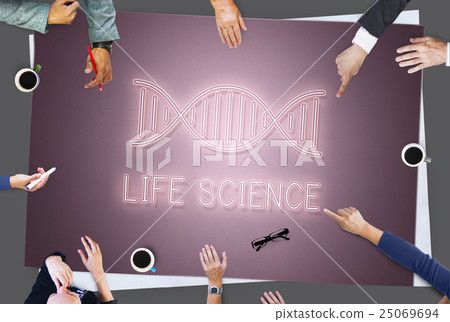 DNA Helix Life Science Graphic Concept DNA Helix Life Science Graphic Concept 25069694