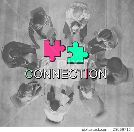 Achievement Connection Cooperation Graphic Concept Achievement Connection Cooperation Graphic Concept 25069715