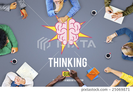 Stock Photo: Thinking Visionary Mind Thoughtful Concept - Stock Image ...