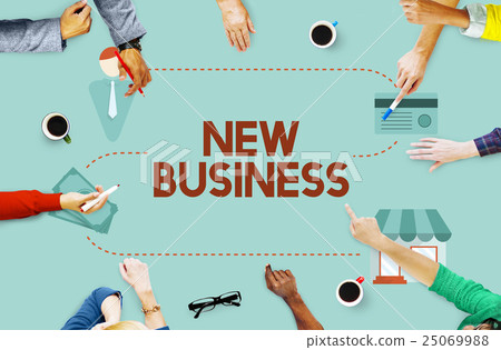 New Business Start up Fresh Ideas Vision Concept 25069988
