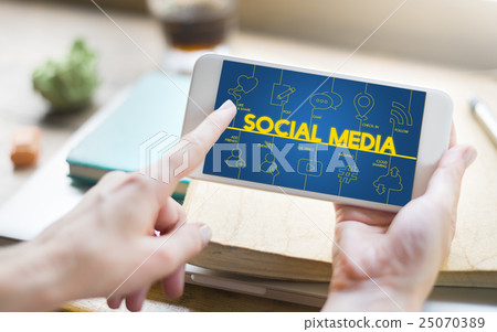 Technology Digital Communication Internet Connection Concept 25070389