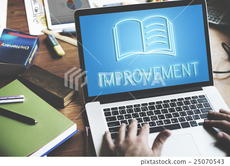 Education Improvement Intelligence Skills Graphic Concept Education Improvement Intelligence Skills Graphic Concept 25070543