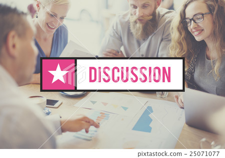 Discuss Discussion Negotiation Talking Debate Concept Discuss Discussion Negotiation Talking Debate Concept 25071077