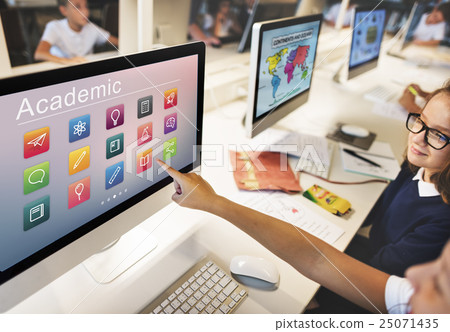 E-learning Online Education Application Concept 25071435