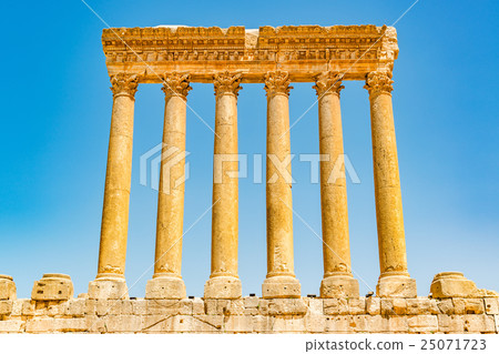 Baalbek's six large pillars (Lebanon, Beka Plateau) 25071723