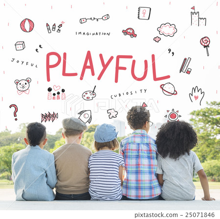 Imagine Kids Freedom Education Icon Conept Imagine Kids Freedom Education Icon Conept 25071846