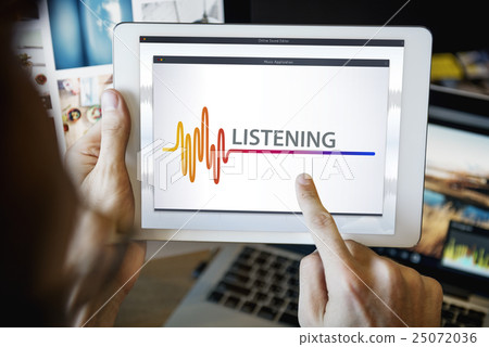 Online Music Multimedia Entertainment Sounds Concept 25072036