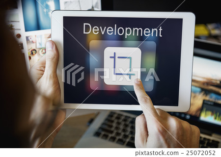 Application Design Ideas Innovation Graphic Concept Application Design Ideas Innovation Graphic Concept 25072052