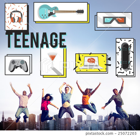 Youth Culture Free Yolo Trendy Teenage Concept 25072203