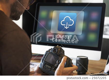 Application Connection Digital Internet Graphic Concept Application Connection Digital Internet Graphic Concept 25072205