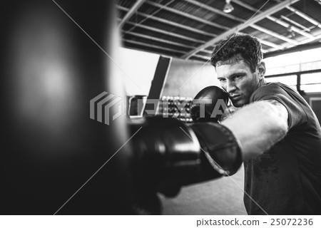 Man Exercise Athletic Boxing Concept 25072236