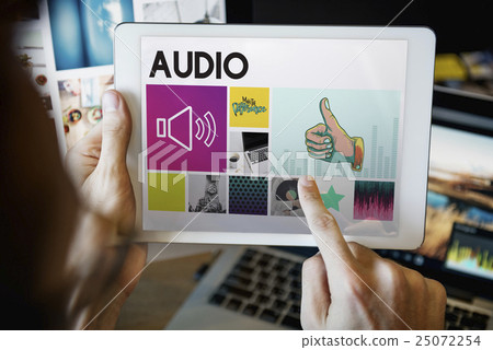 Media Player Audio Entertainment Streaming Concept 25072254